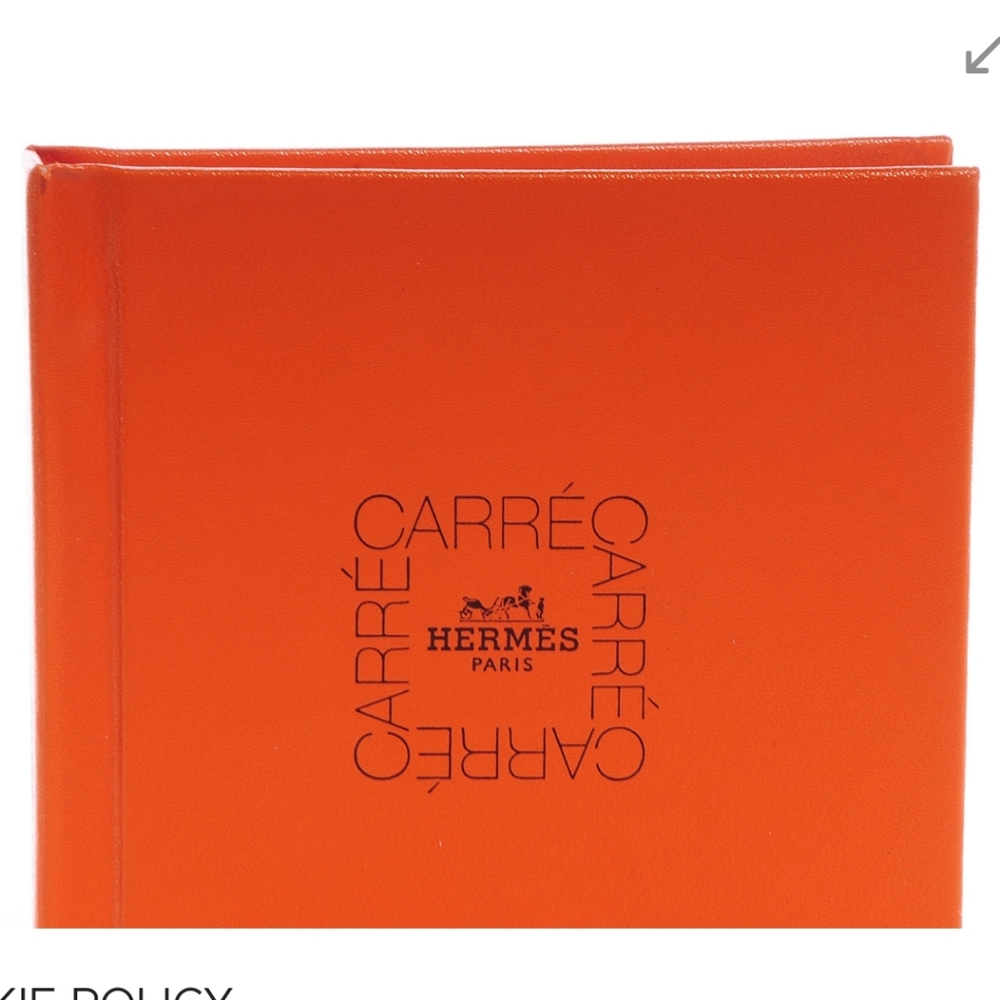 Hermes HARDCOVER scarf book🧡🧡 - Picture 7 of 15